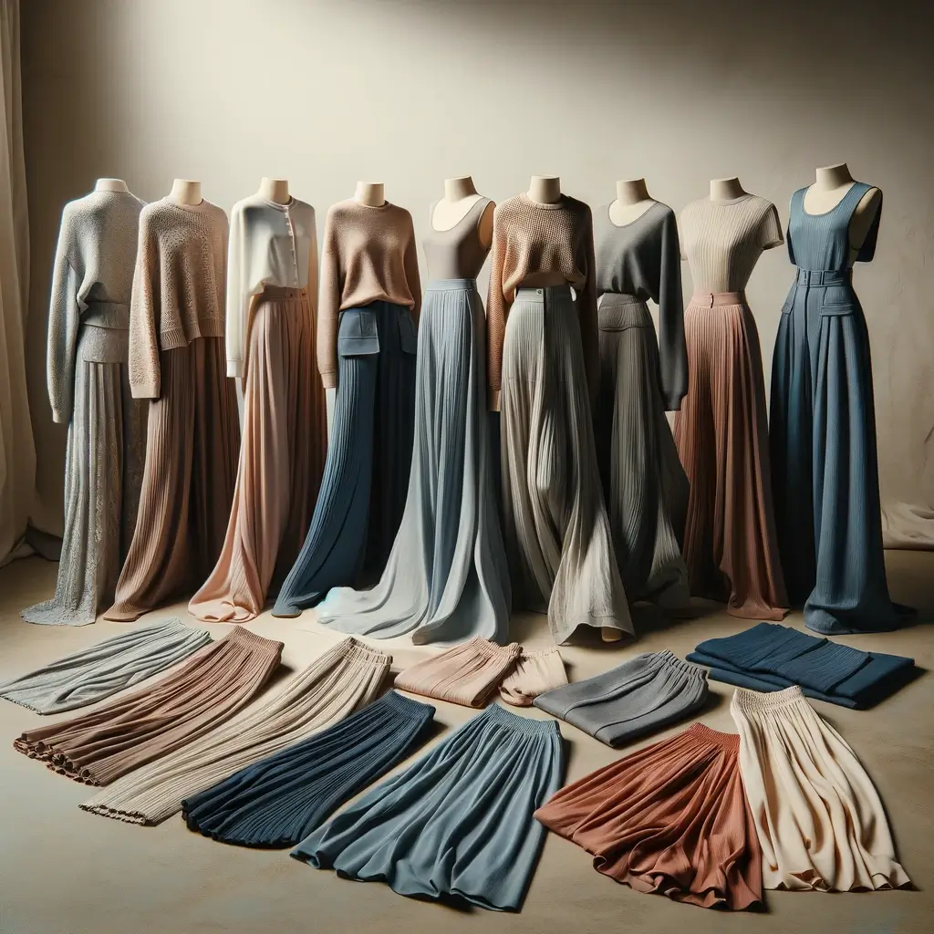 Jupes Maxi et Pantalons Amples