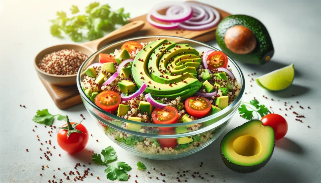 Salade d'avocat et quinoa
