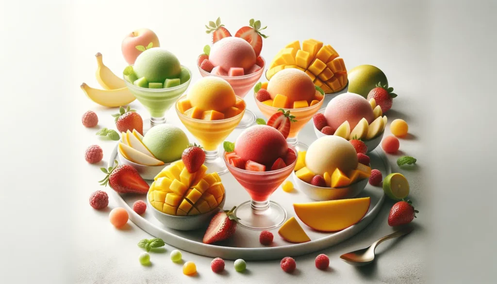 Sorbet aux fruits