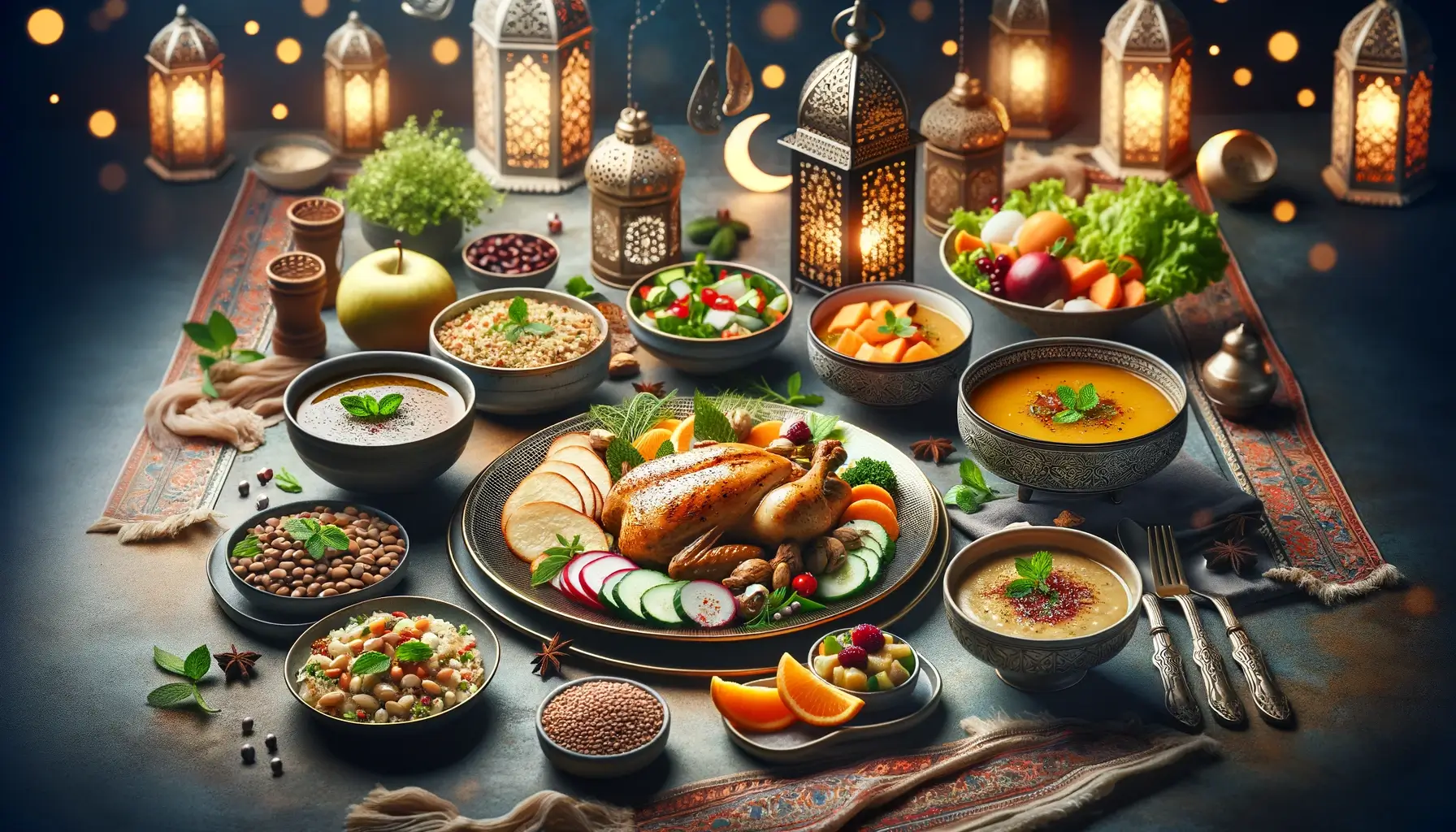 Recettes Iftar riches en protéines