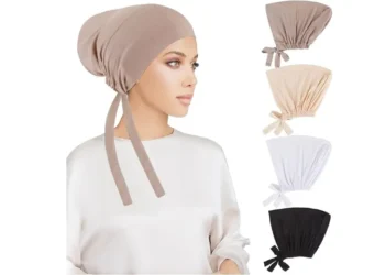 PHOGARY 4 Pcs Femmes Bonnet Hijab